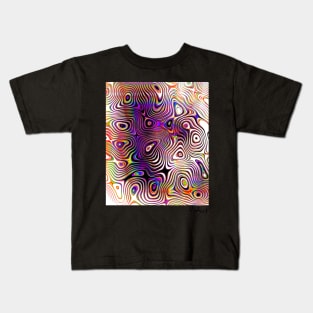 Amoeba Purple Flood by Backout Design Kids T-Shirt